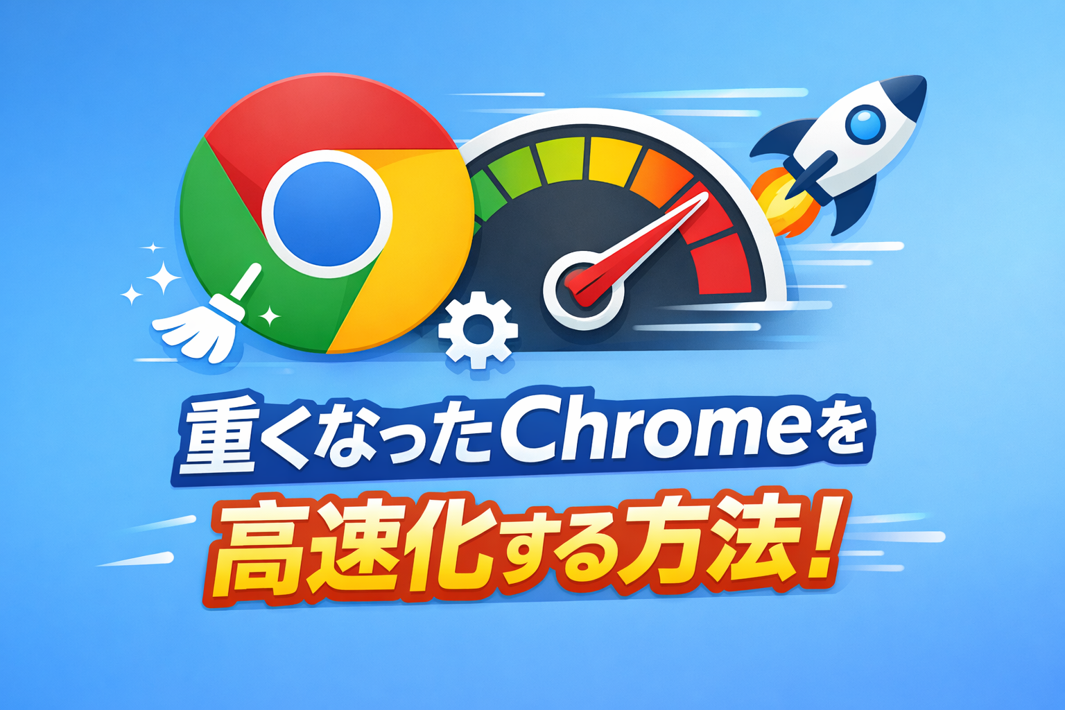重くなったChromeを高速化する方法！
