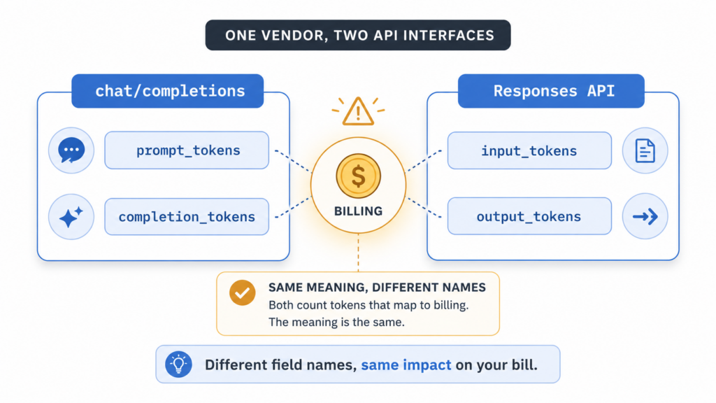 ONE VENDOR, TWO API INTERFACES
